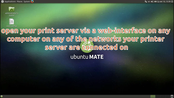 How to Build a Cups Print Server on Ubuntu Mate 16.04 EASILY