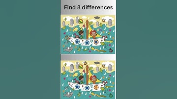 Differences #braingamesiqchallenge #braintest #canyoufindthedifference