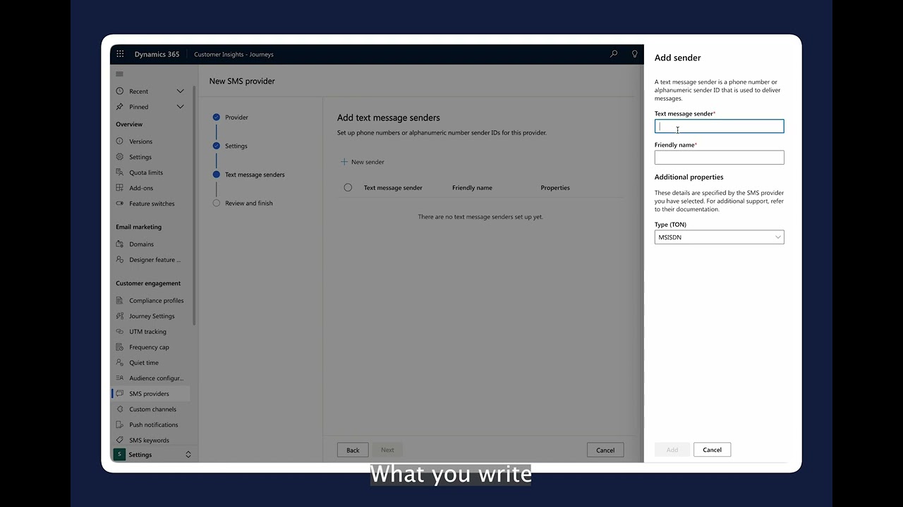 How to Set Up SMS in Microsoft Dynamics 365 with LINK Mobility