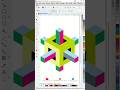 How to Create a Attractive 3D Logo Design in CorelDRAW #coreldraw #logo #shorts