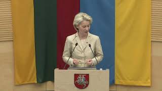 Lithuania and the EU, a shared path towards freedom: speech by President von der Leyen in Vilnius