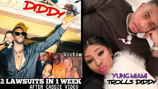 Breaking News: DIDDY 2nd Victim in 1 week after CASSIE Video! YUNG MIAMI Trolling DIDDY!