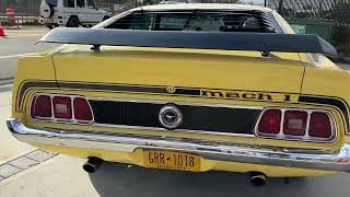 1973 FORD MUSTANG MACH 1 FASTBACK 4 SPEED FOR SALE WWW.HOLLYWOODMOTORSUSA.COM
