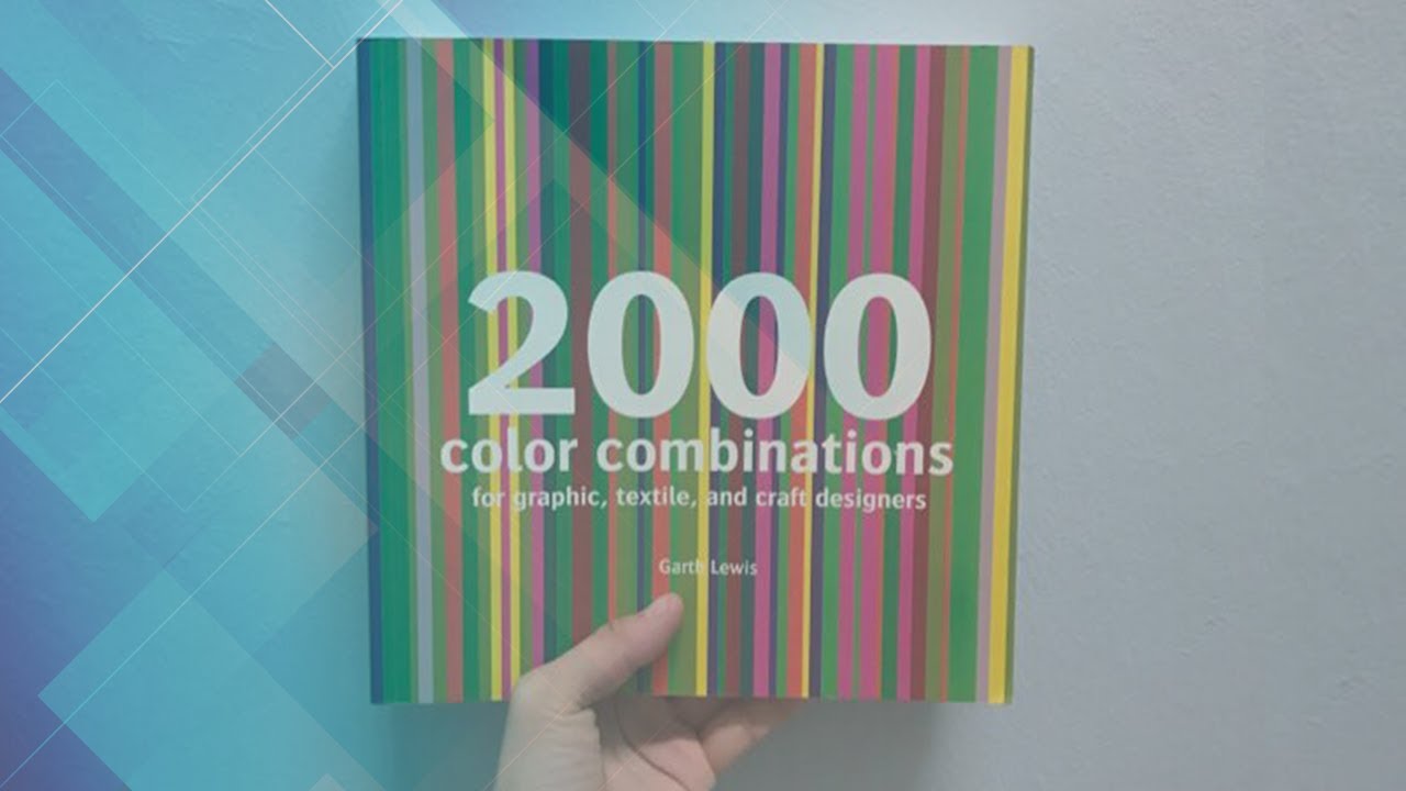The Best Books For Graphic Designers 2000 Color Combinations YouTube