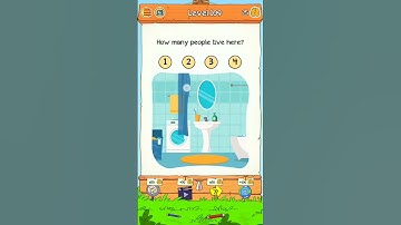 Braindom 2 Level 109 || how many people live here?