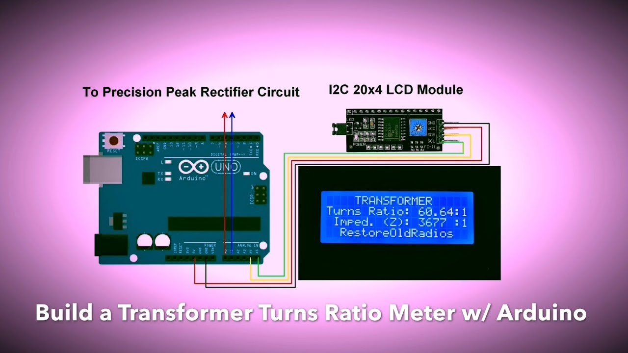 Build a Transformer Turns Ratio Meter w/ Arduino - YouTube