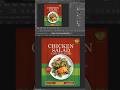 Chicken Salad Poster Design in Photoshop 🔥 Food Poster Tutorial #shorts #ytshorts #chickensalad
