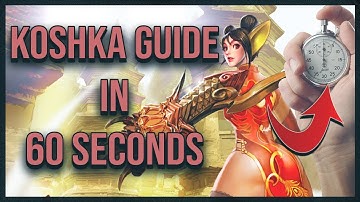KOSHKA GUIDE IN 60 SECONDS! [ft. Munchables!]
