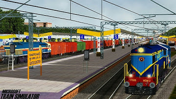 Hubli - Vijayawada Passenger || SCR v3 || Guntakal WDM2 || MSTS Open Rails Journey Part 1