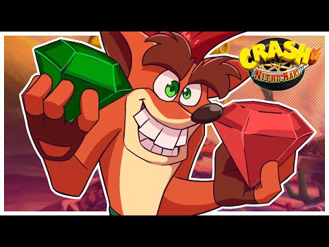 FAKE CRASH, JÓIAS COLORIDAS E RELÍQUIAS DE PLATINA! 😍 | Crash Nitro Kart (GBA) (101%) [PARTE 4]