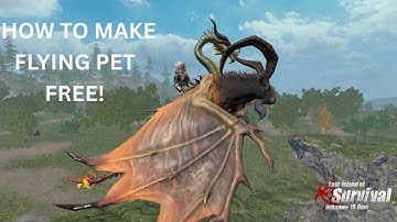 How to make free flying pets in last island of survival!
