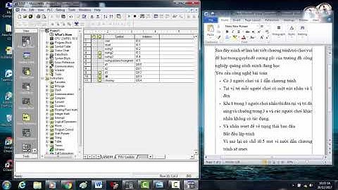 PLC S7 200 - Điều Khiển Đèn và Chuông Trong Trò Chơi - bản full HD