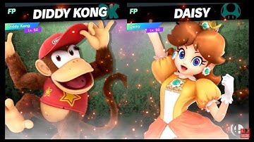 Super Smash Bros Ultimate Amiibo Fights – 9pm Poll Diddy Kong vs Daisy