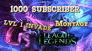 1000 SUBSCRIBER SPECIAL - LVL 1 Invade Montage [League of Legends] by Cpt. Autotune 2,981 views 8 years ago 3 minutes, 22 seconds