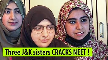 Three sisters from Srinagar, J&K crack NEET in first attempt #neet2023