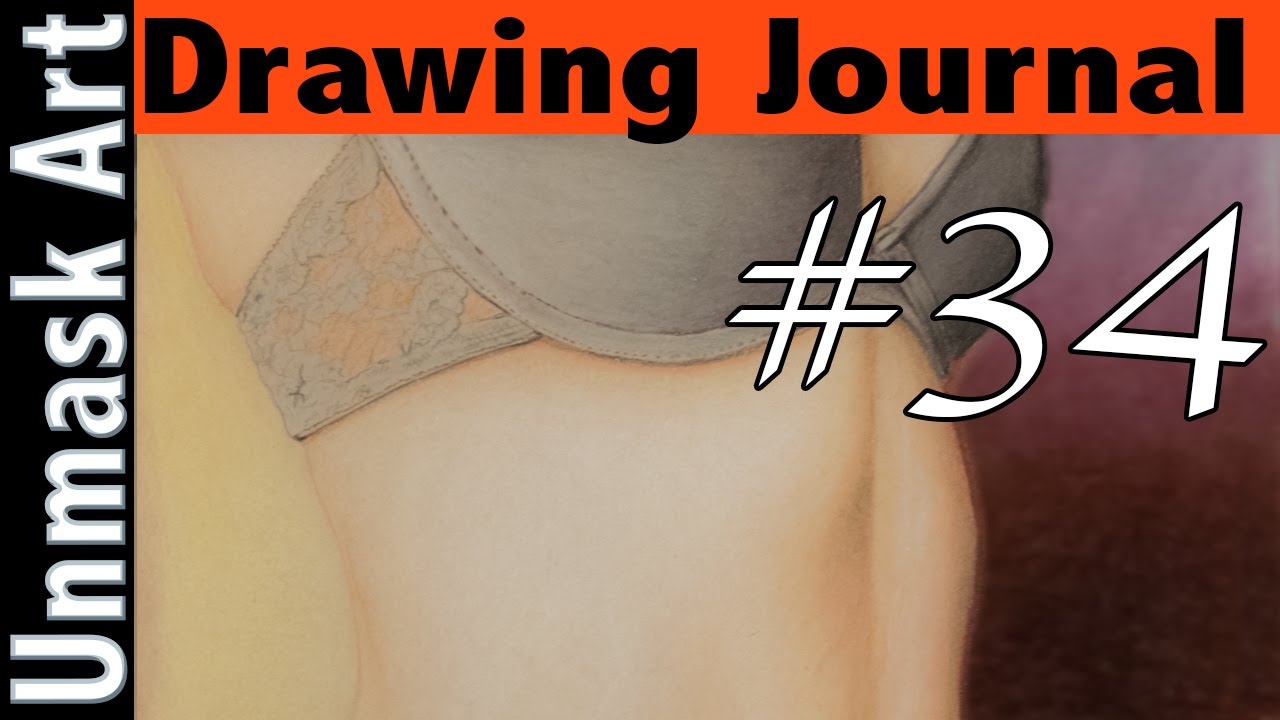 unmasked Drawing Journal #34 