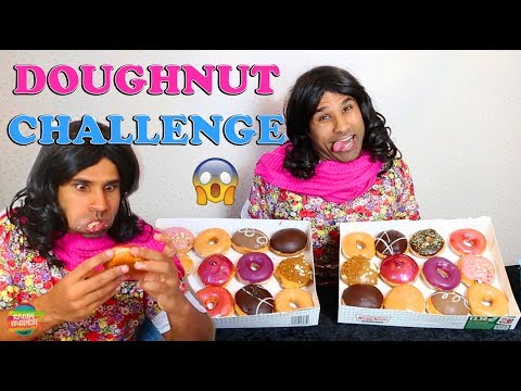 DOUGHNUT CHALLENGE | Nasreen | Rahim Pardesi