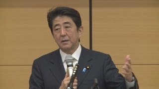 「全面的に協力する」  １６日解散提案に安倍総裁が表明