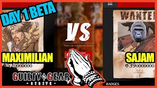 I FIGHT Maximilian Dood and Sajam | Guilty Gear Strive ROLLBACK Beta | Tasty Steve TV