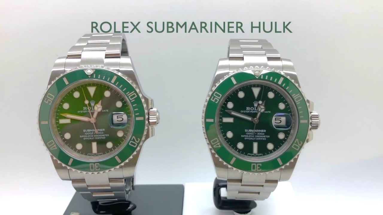 Rolex Hulk. Определяем подделку высокого уровня - ААА. - YouTube