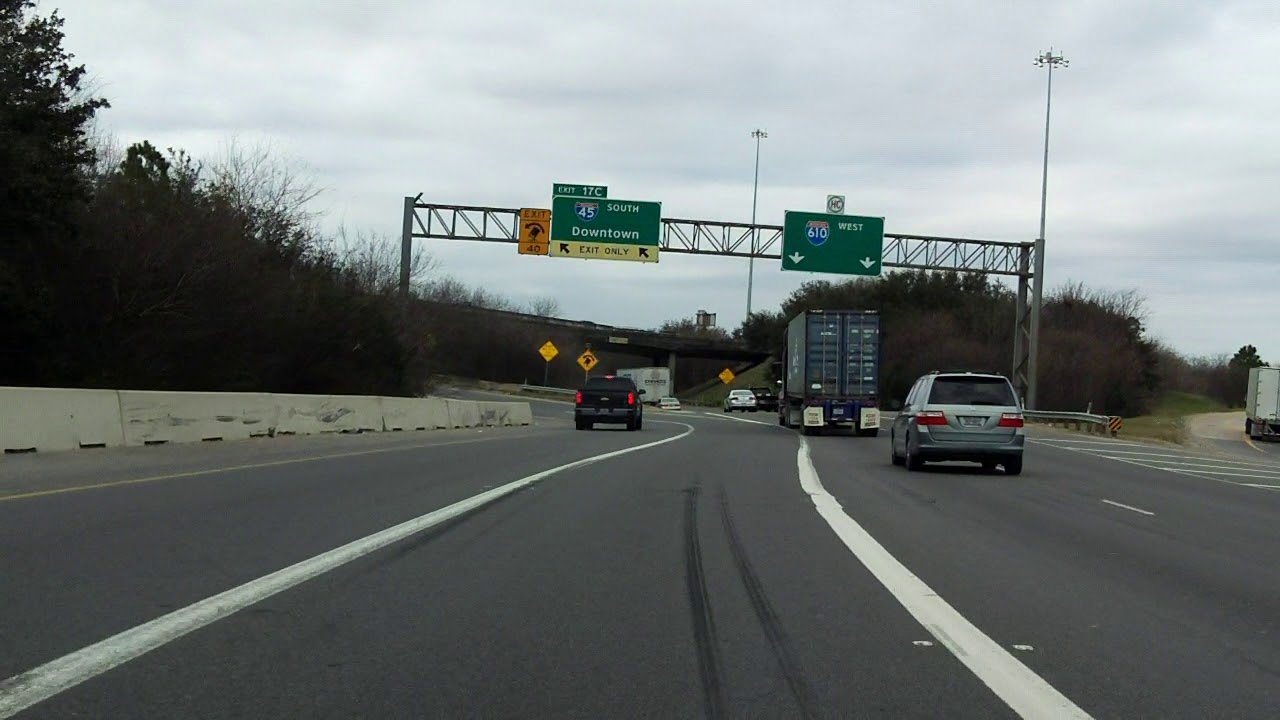 Interstate 610 outer loop ramp to North Freeway (Interstate 45 ...