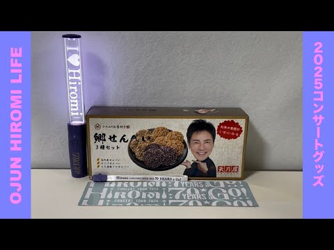 2025コンサートグッズ】横文字のペンライト、郷せんべい