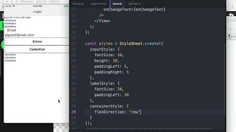 cursos/0005-autenticacao-com-firebase-react-native-redux: Conserto de Estilo Deixando Rótulo e Caixa de Texto Lado a Lado