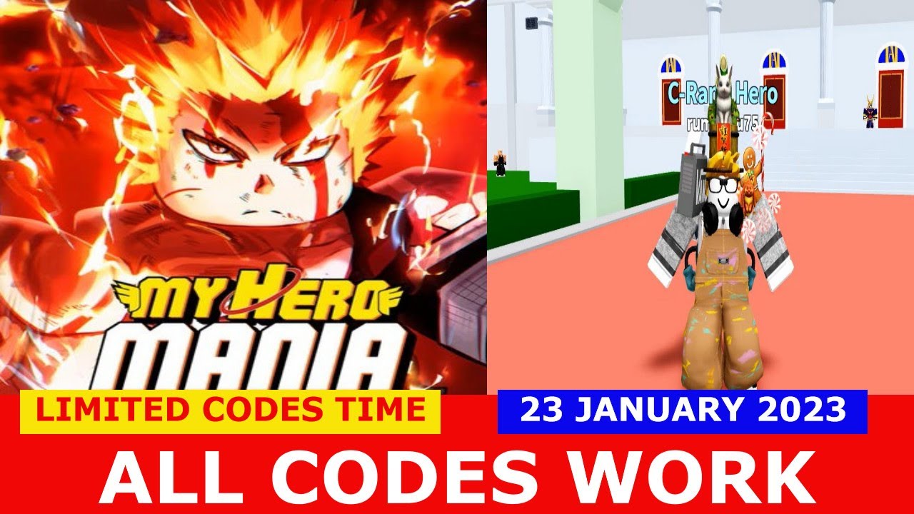 Roblox: All My Hero Mania Codes (January 2023)