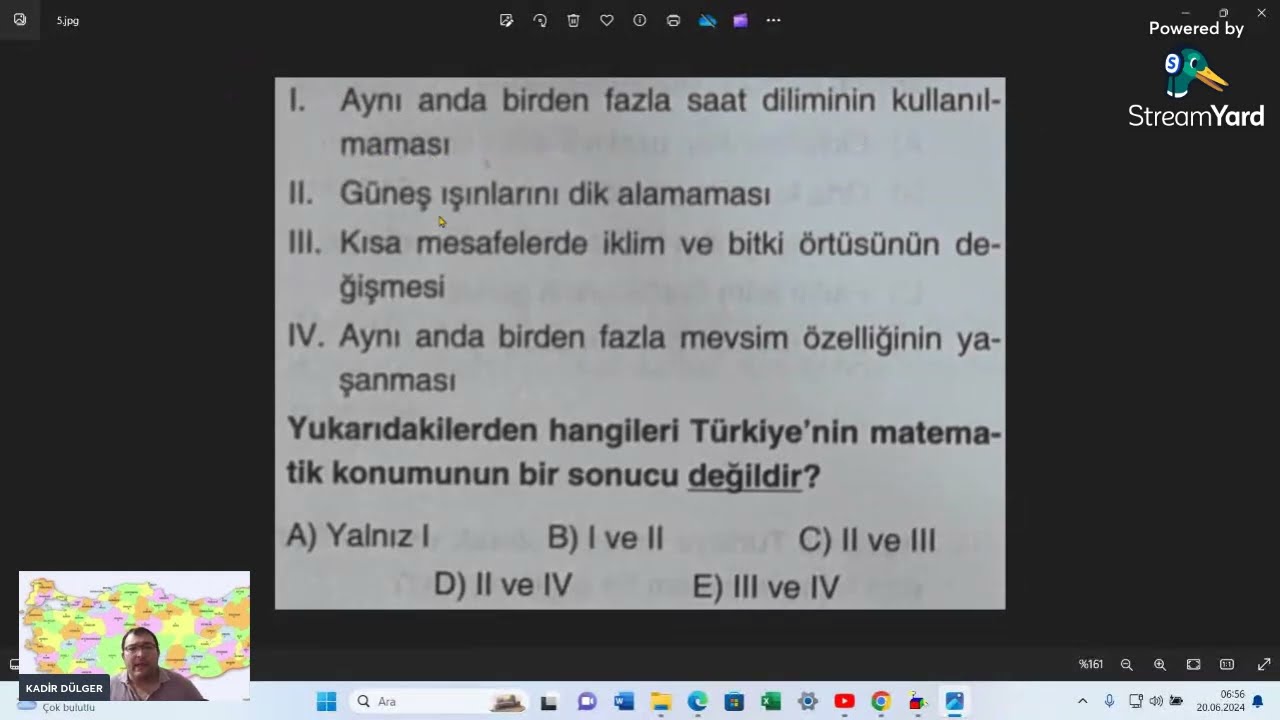 3.) COĞRAFİ KONUM SORU ÇÖZÜMÜ AGS - KPSS