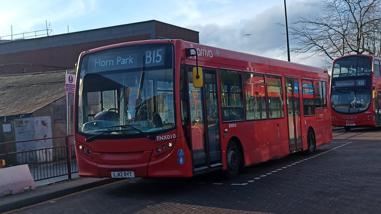 Limp + Sad Engine Moan | Ride on Arriva London ENX10 LJ12BYT ADL Enviro200 on Bus Route B15