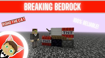 Minecraft Java - Breaking Bedrock - 100% Reliable!!