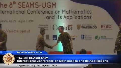 The 8th SEAMS-UGM International Conference on Mathematics and Its Applications