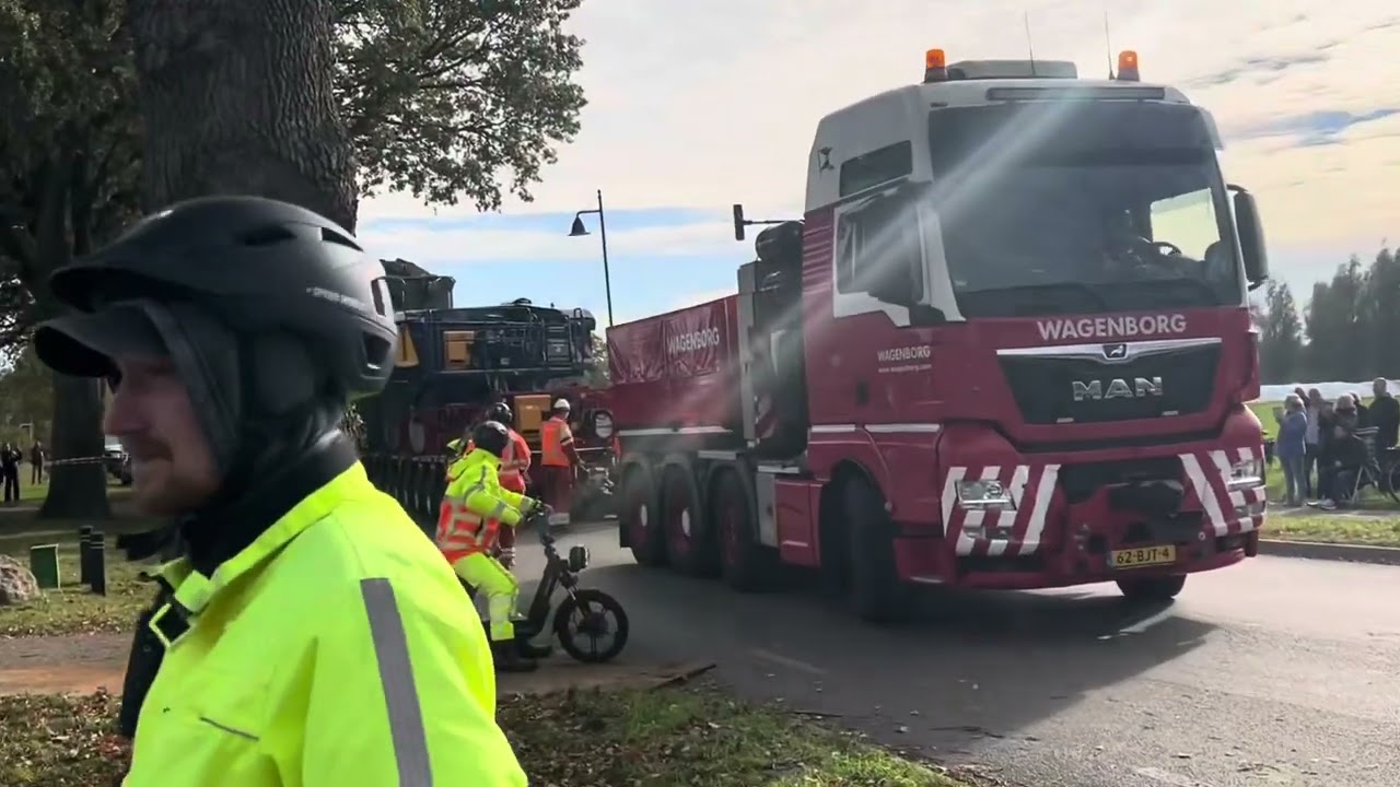 Wagenborg transport Tennet transformator in Onstwedde 19-10-2025