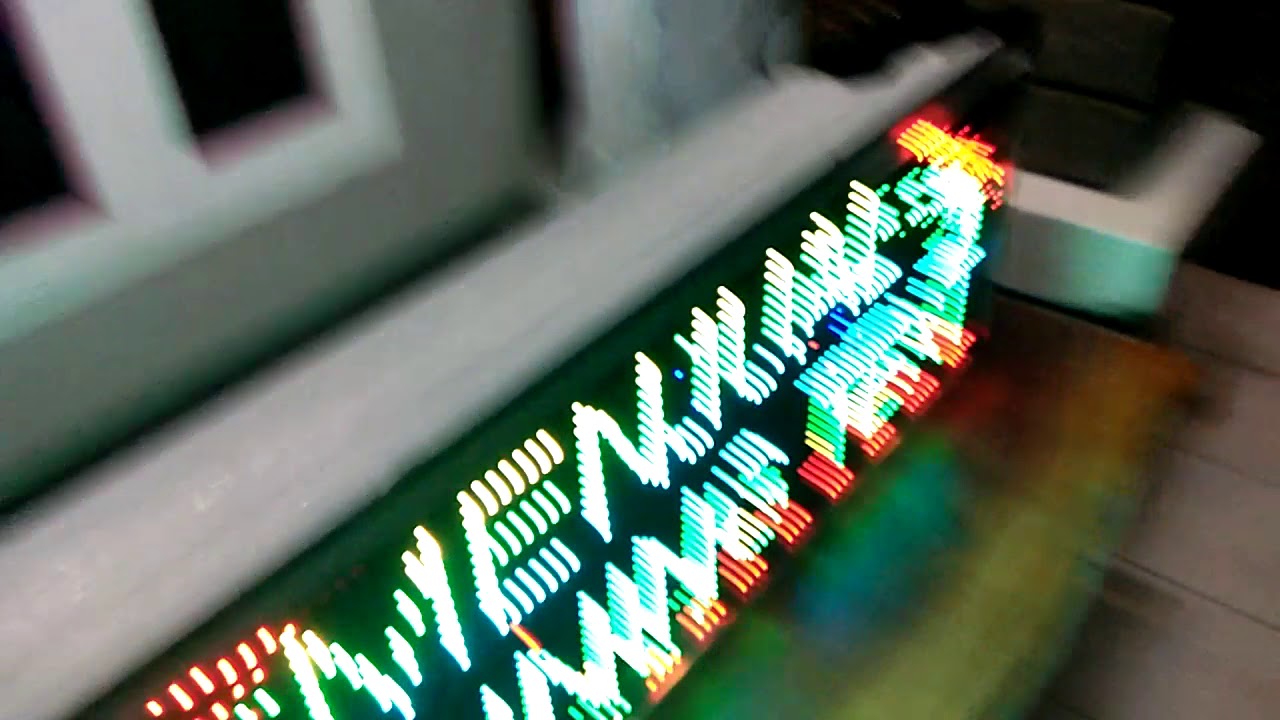 Running Text Rgb Menjual running text RGB full color ukuran 40 * 100 dua sisi - YouTube