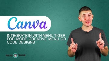 Design templates easily with MENU TIGER Canva QR Code Integration