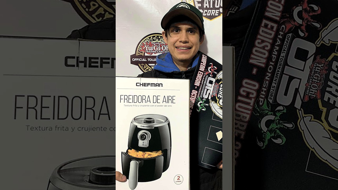 HE WON A YUGIOH TOURNAMENT AND GOT AN AIR FRYER