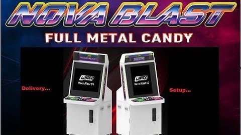 Unico Nova Blast Arcade Candy Cabinet Delivery and Setup