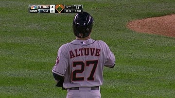 HOU@SEA: Altuve plates Grossman with double to left