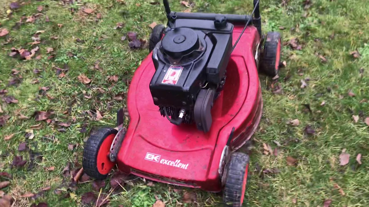 EK Excellent Rasenmäher mit Tecumseh Motor springt nicht an war defekt ...