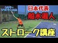 【ソフトテニス】後衛必見！！日本代表のストローク！