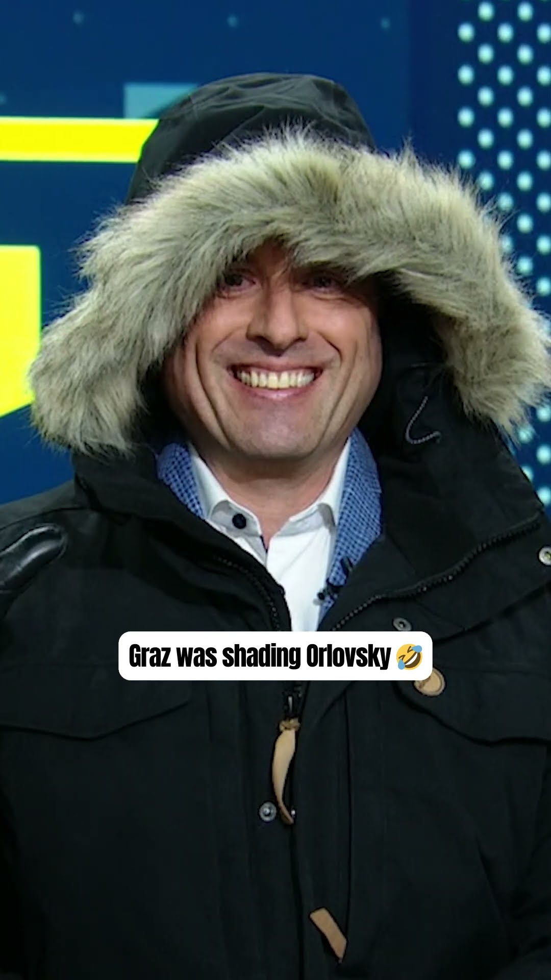 Graziano is getting PREPARED for the cold ?