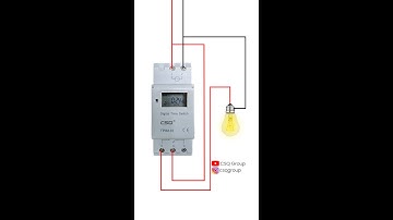 CSQ Digital Timer Connection | Programmable Digital Time Switch