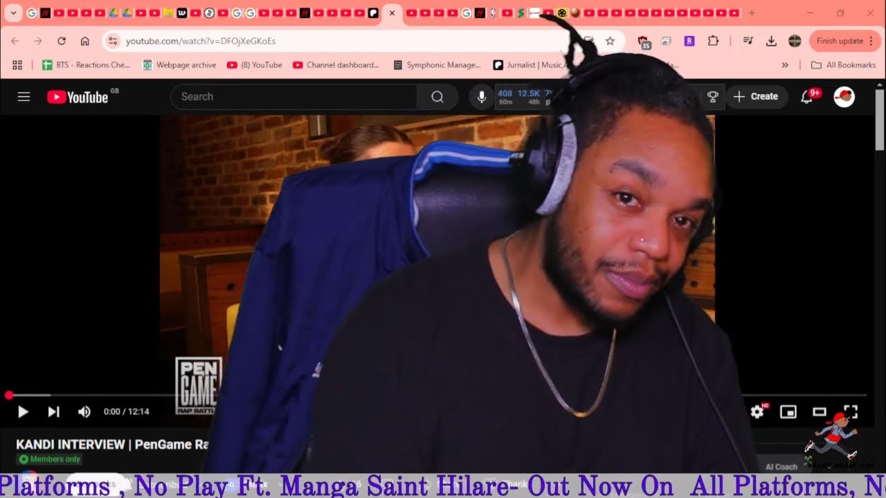 Kandi Cane Rapper KANDI INTERVIEW PenGame Rap Battle 2025 | Jurnalist Reaction - YouTube