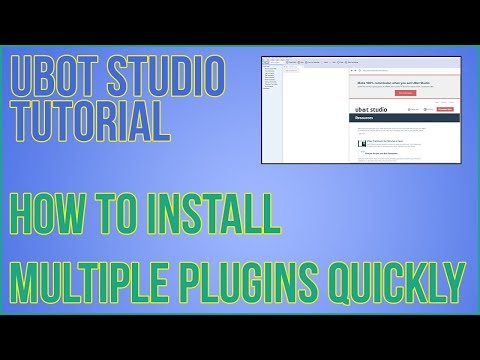 Ubot Studio: How To Install Multiple Plugins Quickly