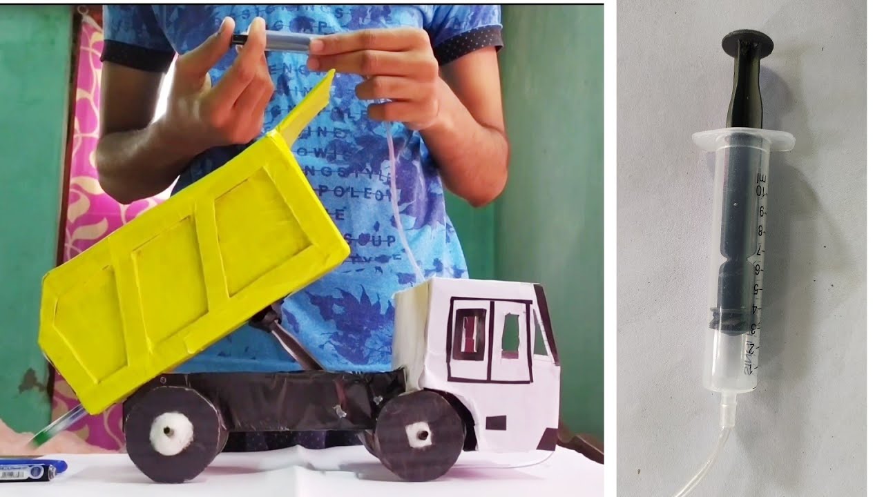 How to make hydraulic truck YouTube