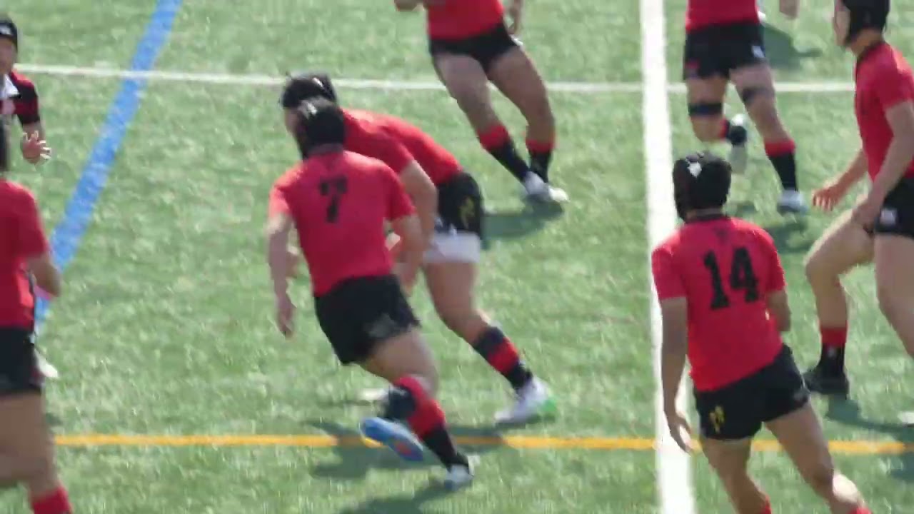 第77回近畿高等学校ラグビー大会　京都工学院高校 vs 報徳学園高校