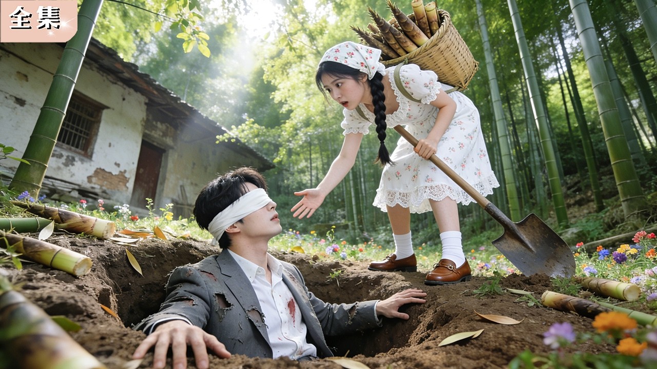 山裡挖筍的鄉下妹冒死救下重傷男子，誰料他竟是隱藏身份的集團總裁！醒來當場失控，全城砸錢尋人，只為把她娶回家寵到天上！#總裁 #甜寵 #熱門短劇 #drama #chinesedrama