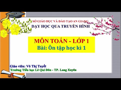 Môn Toán Lớp 1: Ôn tập