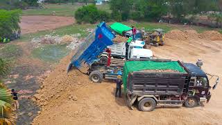 Continues activity Filling Soli Truck Transpot Soil To Close Project Tomorrow By Bulldozer Daily Tv