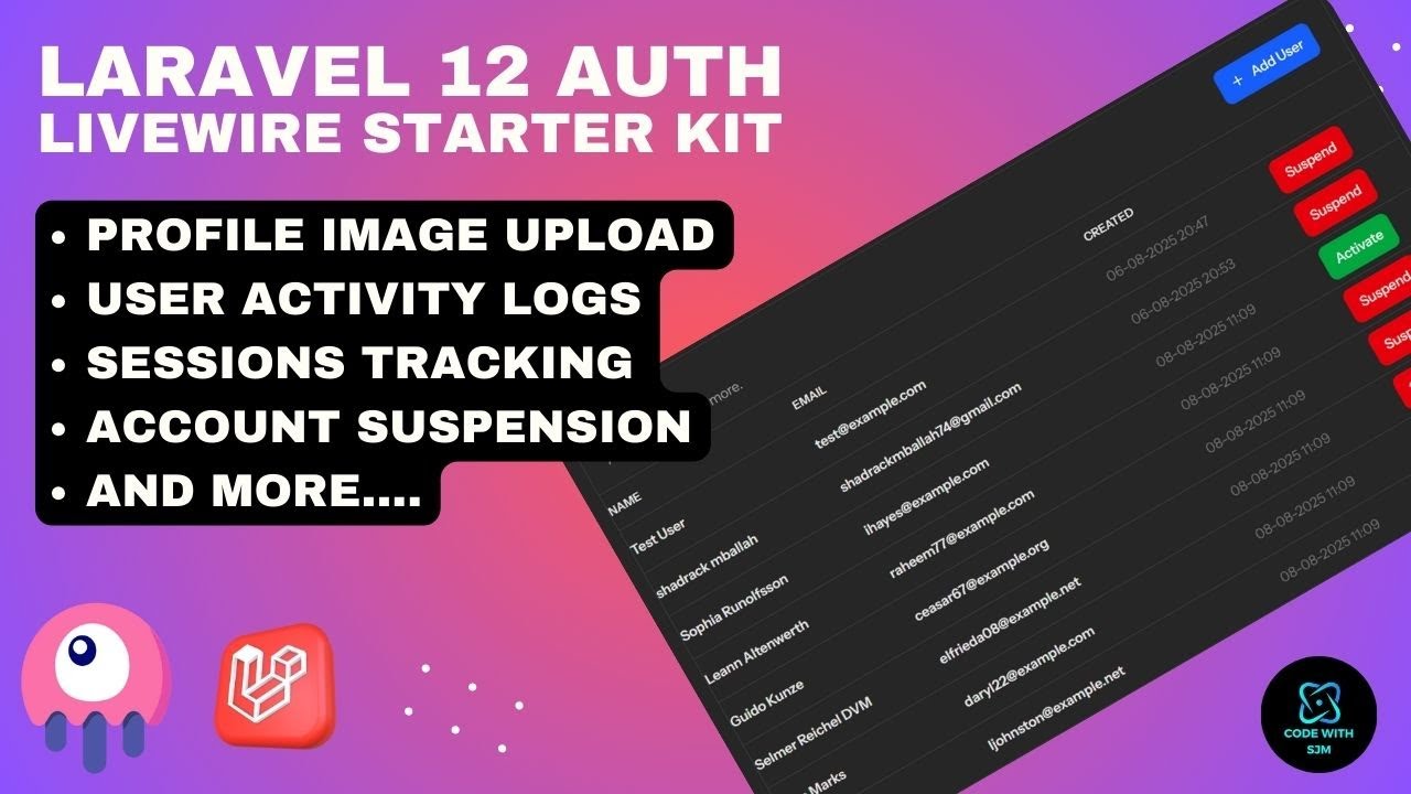 Master Laravel 12 Authentication | Step-by-Step Complete Guide